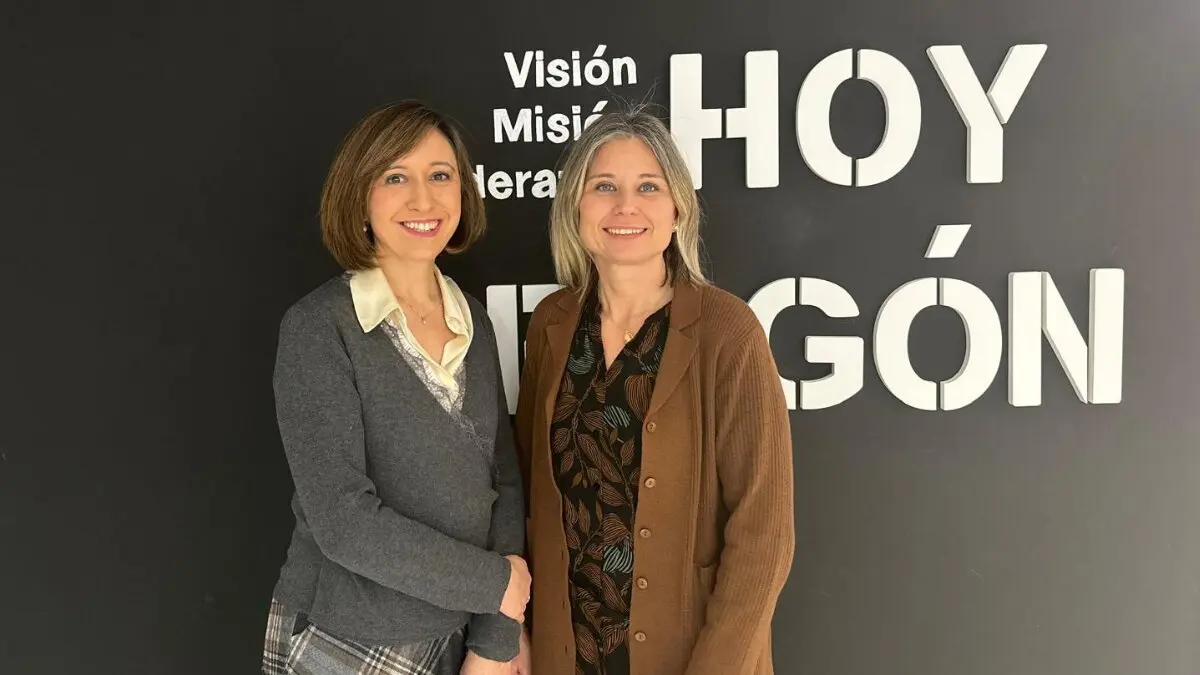 Leticia Tocado y Mar&iacute;a Rubio, directoras educativas del Colegio Alem&aacute;n de Zaragoza