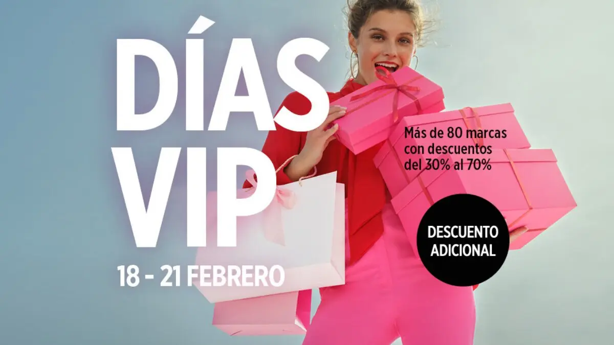 Estos ser&aacute;n los d&iacute;as VIP en La Torre Outlet este mes de febrero