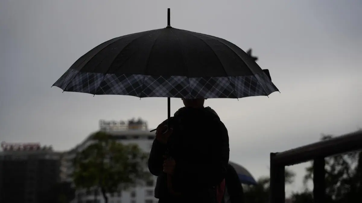 Archivo - Peatones se protegen de la lluvia bajo sus paraguas, durante el paso de la borrasca Joseph ./ Mar&iacute;a Jos&eacute; L&oacute;pez - Europa Press - Archivo