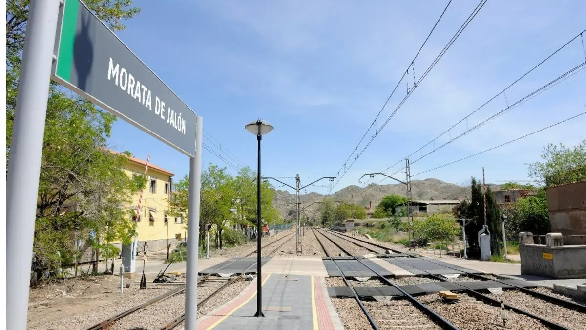 Estaci&oacute;n de Morata de Jal&oacute;n ./ MINISTERIO DE TRANSPORTES Y MOVILIDAD SOSTENIBLE