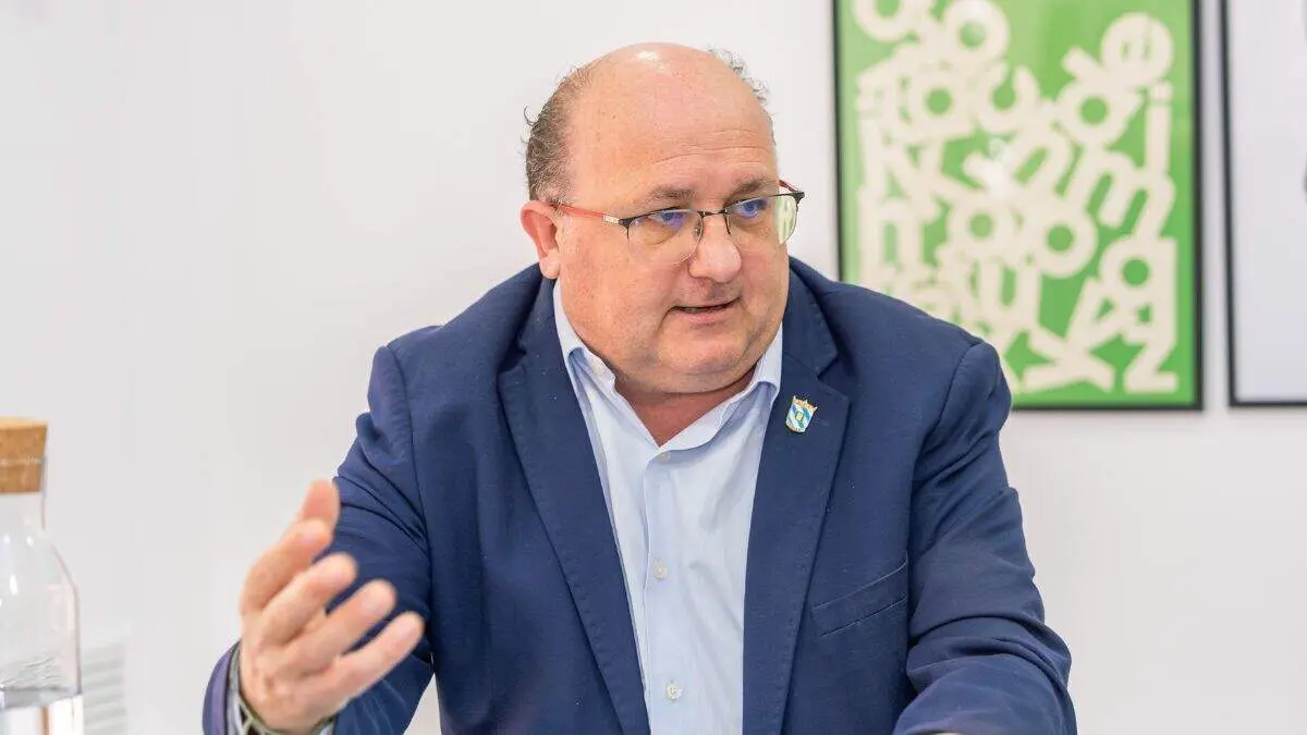 Ezequiel Marco, alcalde de Biota. / &Aacute;LVARO CALVO