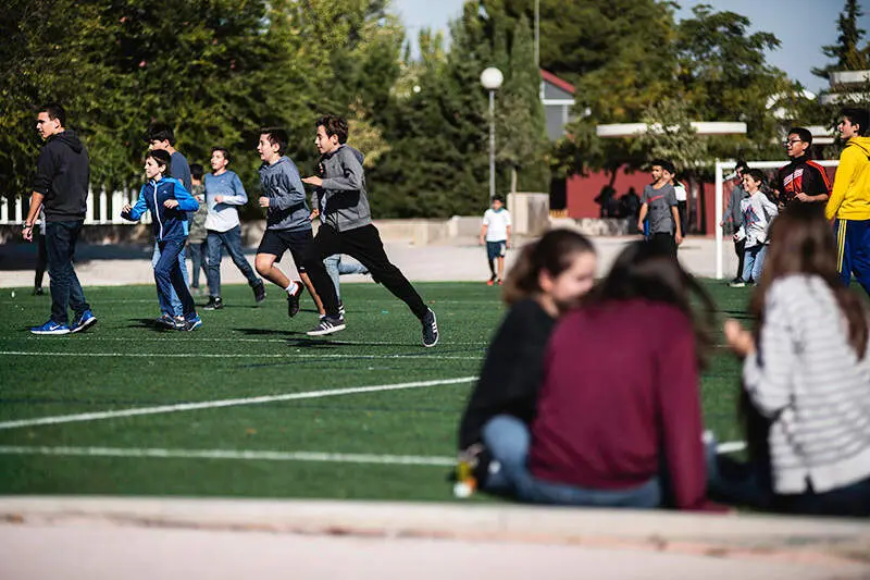 Recreo del colegio. / Colegio Juan de Lanuza