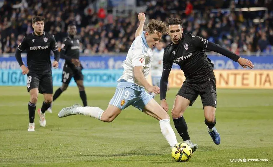 Dani G&oacute;mez en el Real Zaragoza - Almer&iacute;a / LaLiga