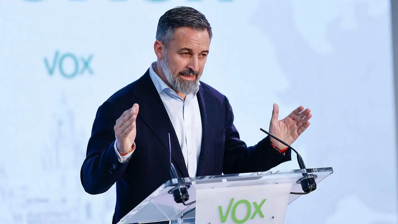 El presidente de Vox, Santiago Abascal / EP
