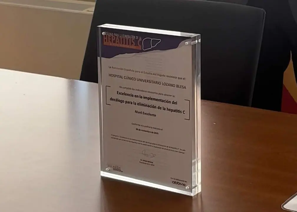 Reconocimiento al Hospital Cl&iacute;nico Universitario Lozano Blesa de Zaragoza. / GOBIERNO DE ARAG&Oacute;N