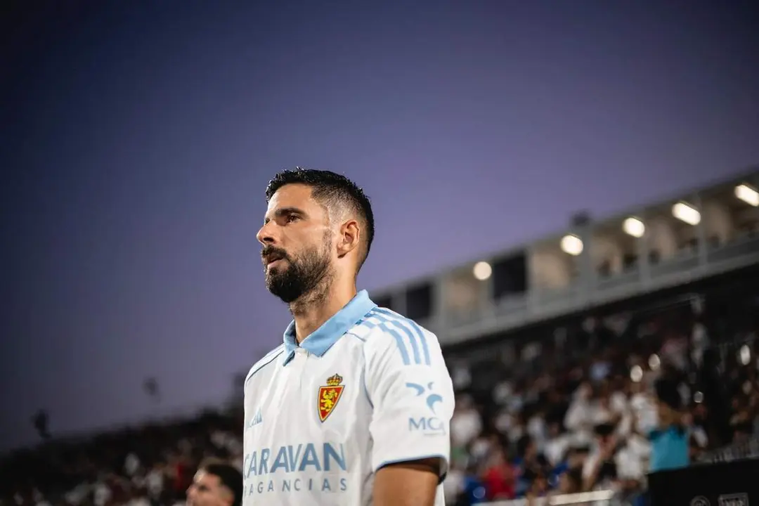 Kenan Kodro con el Real Zaragoza / Marcos Cebri&aacute;n