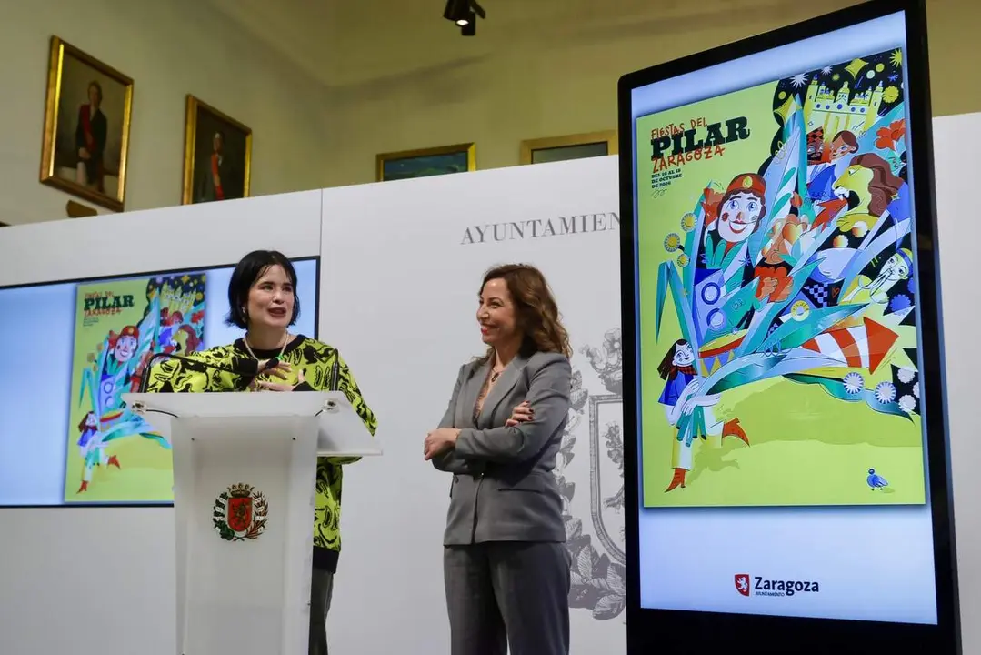 Cartel anunciador de las Fiestas del Pilar 2026. /AZ