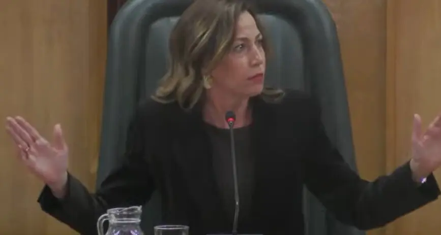 La alcaldesa Natalia Chueca. /HA