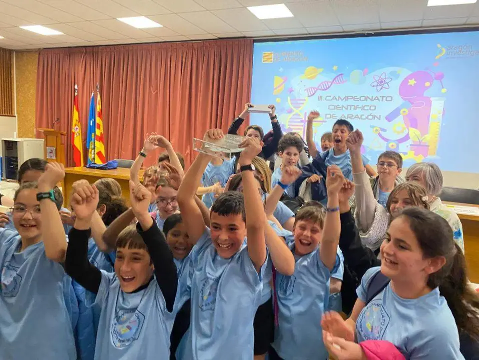 El colegio Hispanidad de Zaragoza  gana el III Campeonato Cient&iacute;fico Escolar de Arag&oacute;n.