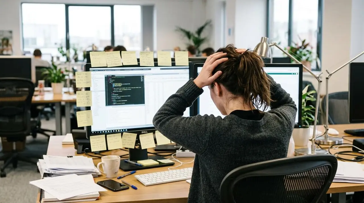 Una joven trabajando en una empresa / HOY ARAG&Oacute;N
