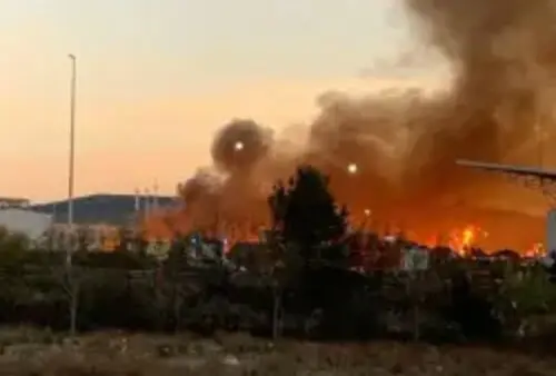 Incendio en el PTR de La Cartuja Baja