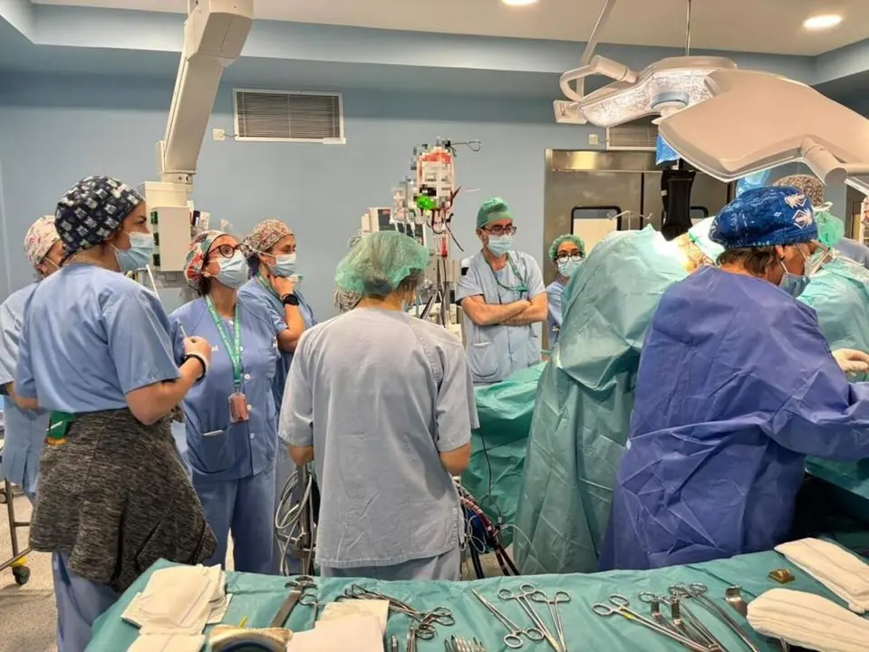 El Hospital Universitario San Jorge de Huesca realiza la primera donaci&oacute;n de &oacute;rganos en asistolia controlada con ECMO. / GOBIERNO DE ARAG&Oacute;N