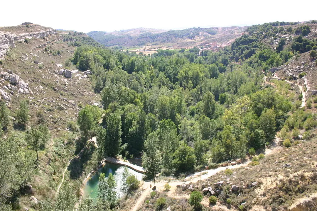 Vistas de la ruta de El Aguallueve de Anento / Ayuntamiento de Anento