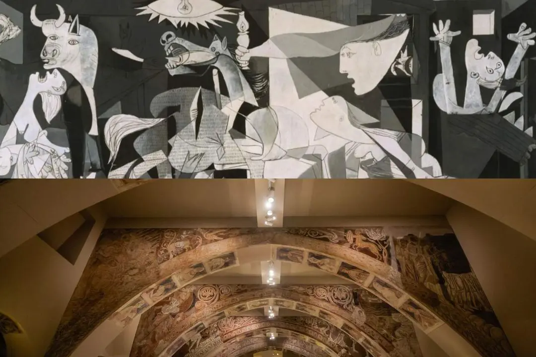 Guernica y pinturas murales de Sijena. / H.A.