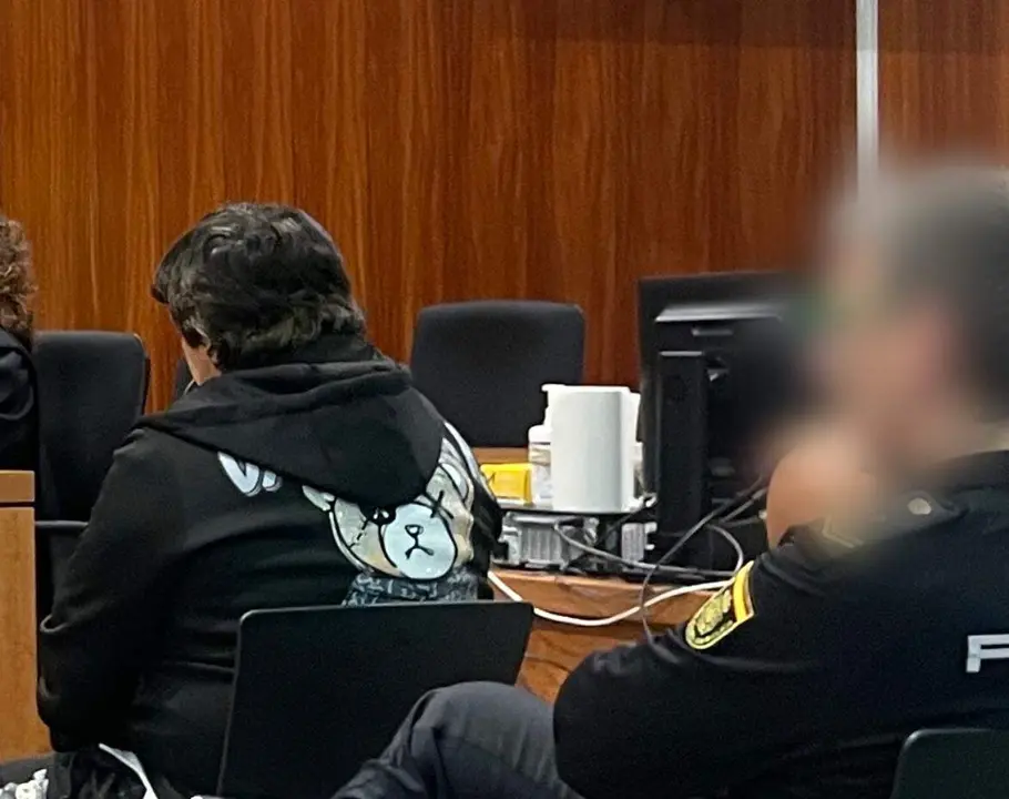 Imagen del acusado en la Audiencia Provincial de Zaragoza/H.A.