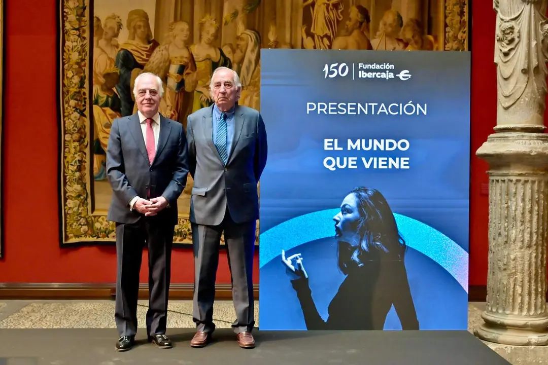 Presidente y director general de Fundaci&oacute;n Iberca en la presentaci&oacute;n Congreso "El mundo que viene"
