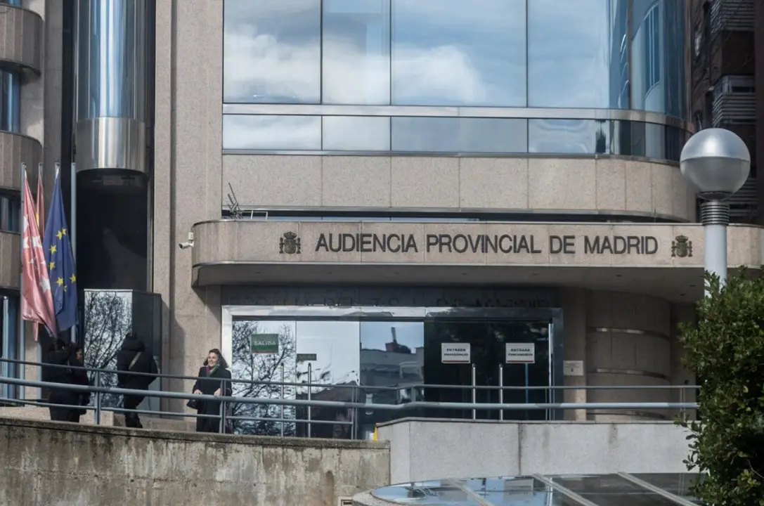 Exterior de la sede de la Audiencia Provincial de Madrid