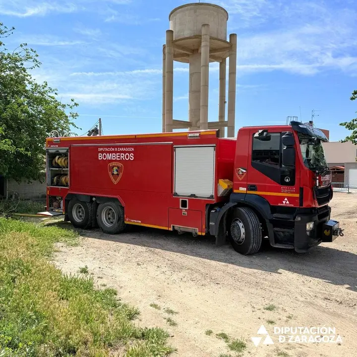 Cami&oacute;n de bomberos. / Diputaci&oacute;n de Zaragoza