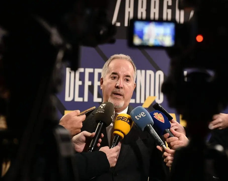 El presidente del Real Zaragoza, Jorge Mas / Marcos Cebri&aacute;n