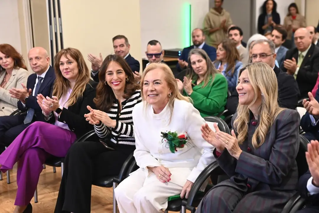 Mar&iacute;a Jes&uacute;s Lorente en el acto donde ha sido reelegida presidenta de ZEPYME