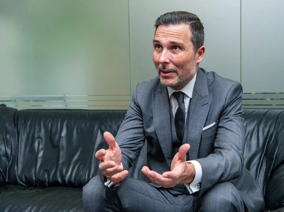 Enrique L&oacute;pez, consejero delegado de Amper / HOY ARAG&Oacute;N