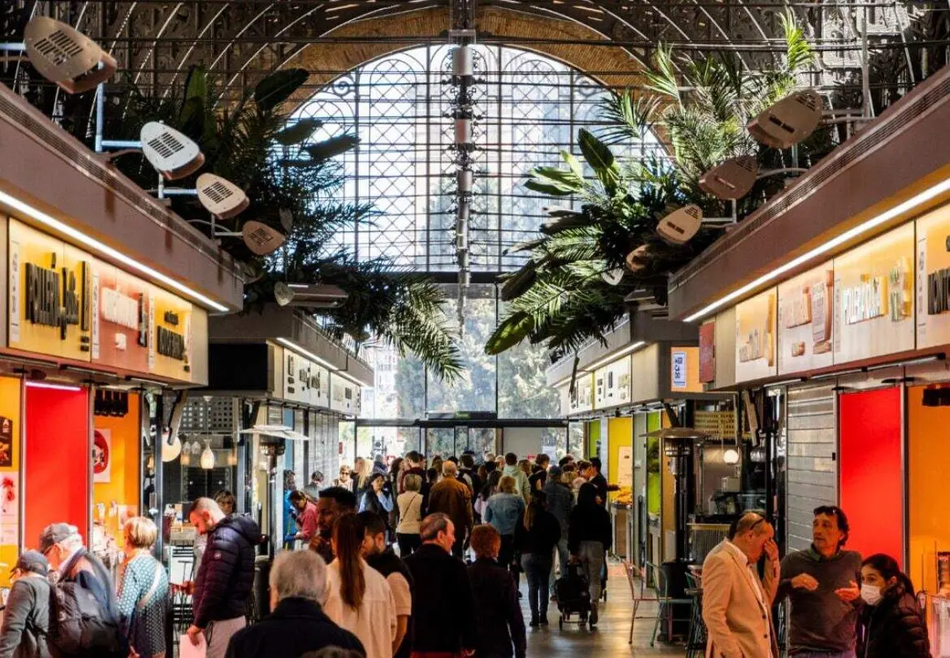 Interior del Mercado Central de Zaragoza / RRSS