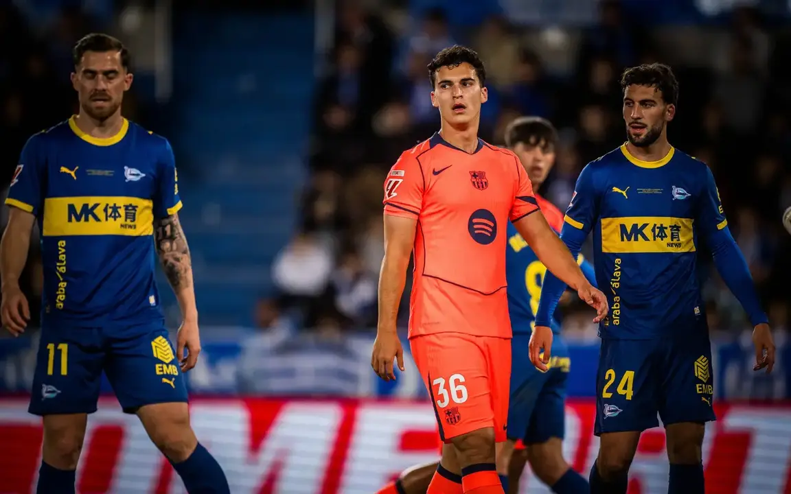 &Aacute;lvaro Cort&eacute;s en el Deportivo Alav&eacute;s - FC Barcelona / FCB