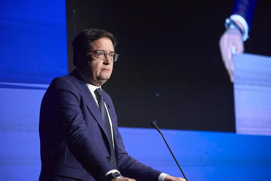 El ministro para la Transformaci&oacute;n Digital y de la Funci&oacute;n P&uacute;blica, &Oacute;scar L&oacute;pez, participa en el acto 'Siemens Transform 2026', en Madrid (Espa&ntilde;a)
- Jes&uacute;s Hell&iacute;n - Europa Press