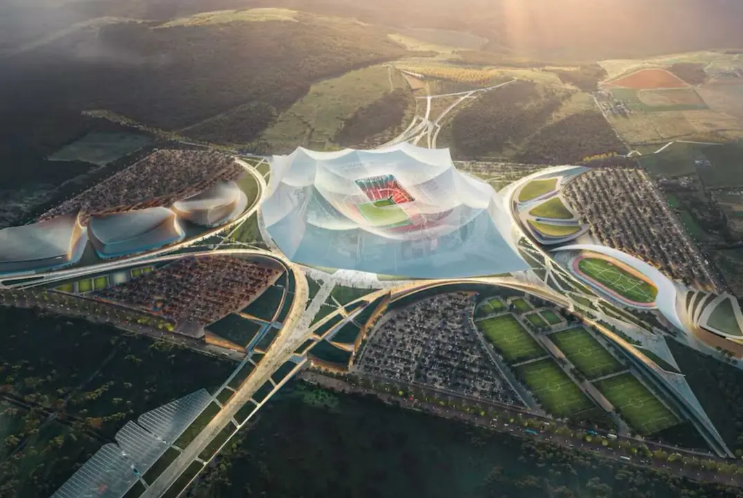 Estadio Hassan II en Casablanca /  HOY ARAG&Oacute;N