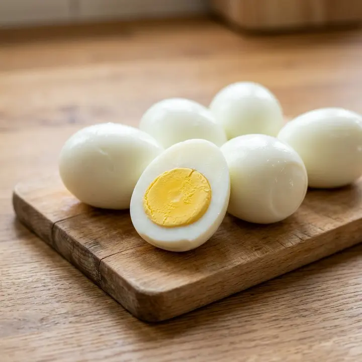 Huevos duros pelados