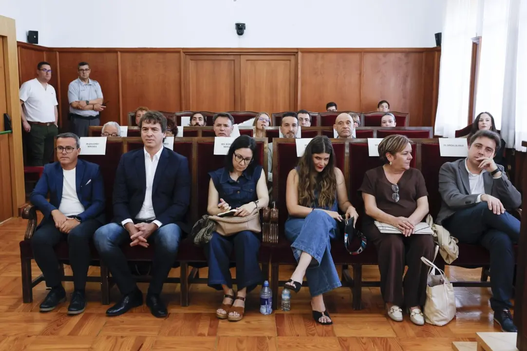 David S&aacute;nchez, hermano del presidente del Gobierno, durante el juicio. / Europa Press