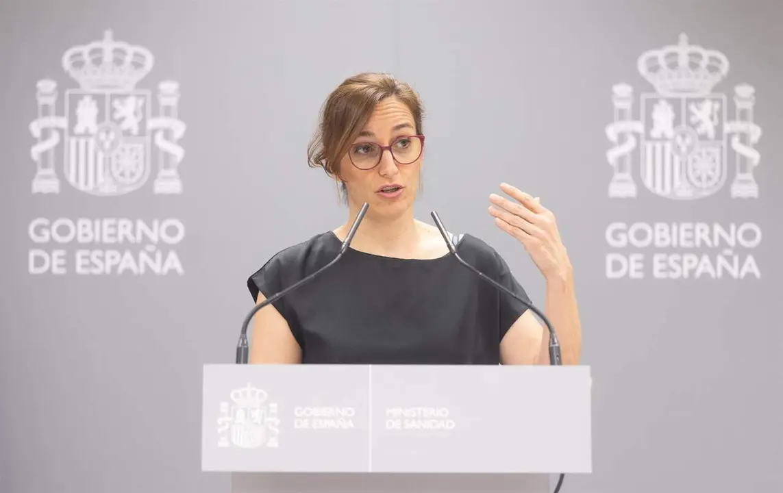 La ministra de Sanidad, M&oacute;nica Garc&iacute;a, durante la presentaci&oacute;n del Plan Nacional de actuaciones preventivas de los efectos de los excesos de temperaturas sobre la salud, a 3 de junio de 2026, en Madrid (Espa&ntilde;a). / EP