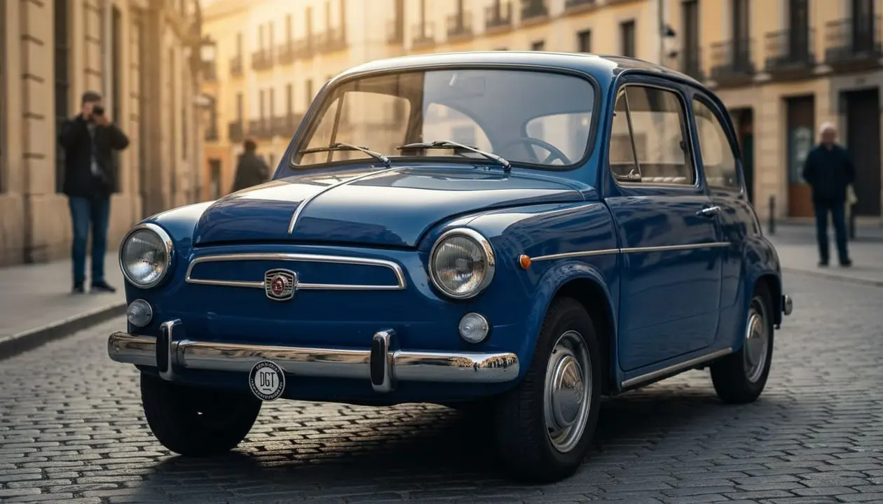 Coche con etiqueta H de la DGT para veh&iacute;culos hist&oacute;ricos y sus beneficios fiscales y t&eacute;cnicos actuales