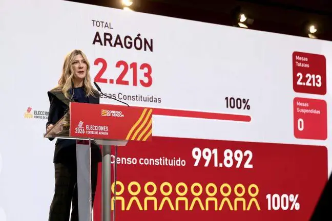 Vaquero, en el Centro de Datos del Palacio de Congresos de Zaragoza ./ Fabián Simón