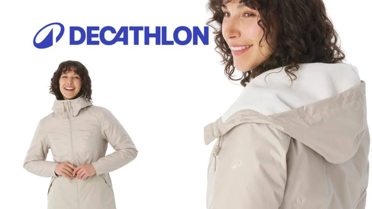 Arrasa en Decathlon el abrigo impermeable m&aacute;s buscado del invierno: disponible por 29,99 euros y con forro polar interior