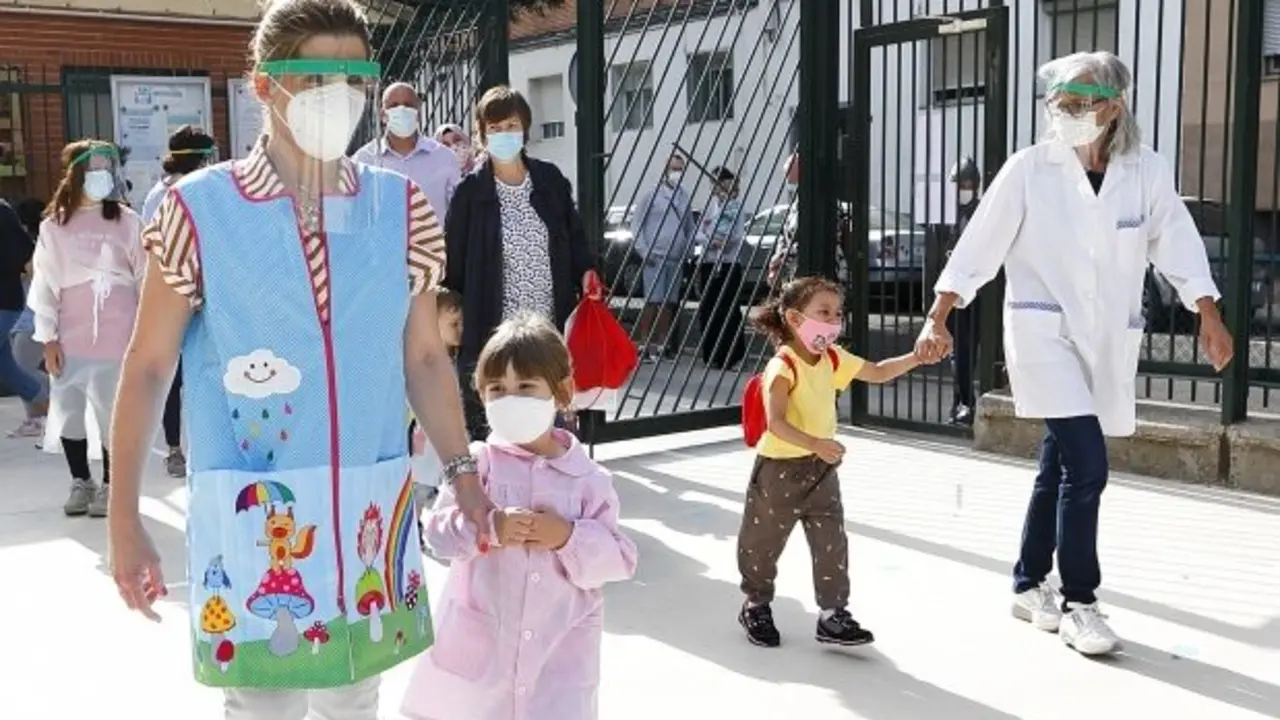Un colegio de la comunidad aragonesa durante la pandemia de Covid / DGA