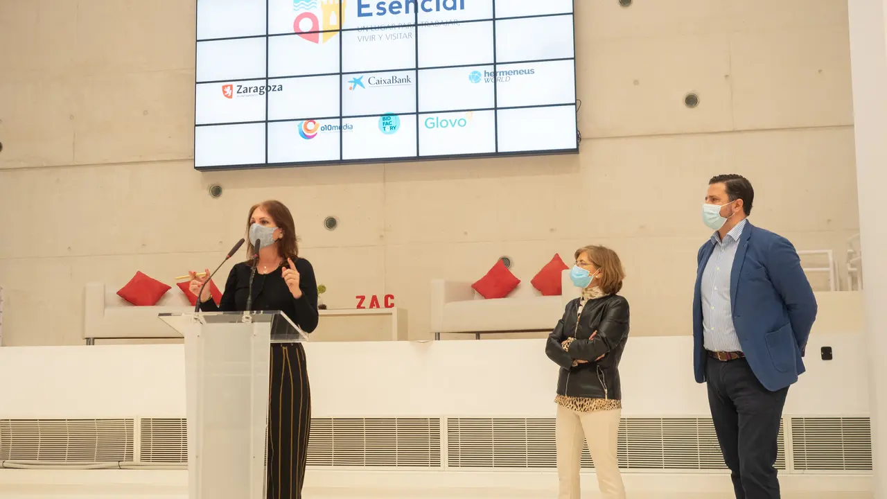 La consejera de Econom&iacute;a ha prersentado la plataforma de Zaragoza Esencial