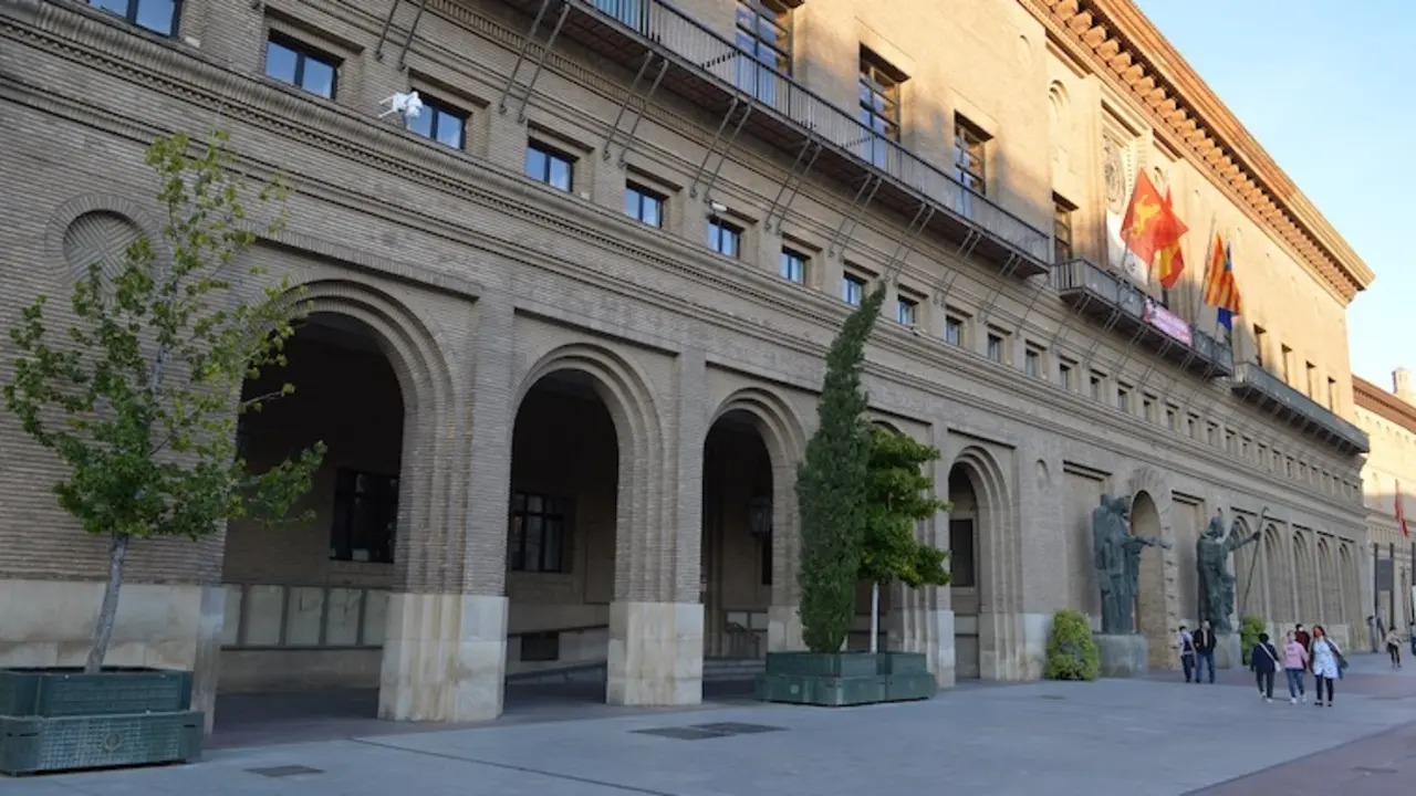 El Ayuntamiento de Zaragoza. /NV