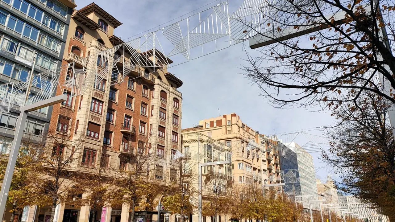 Paseo de la Independencia en Zaragoza.