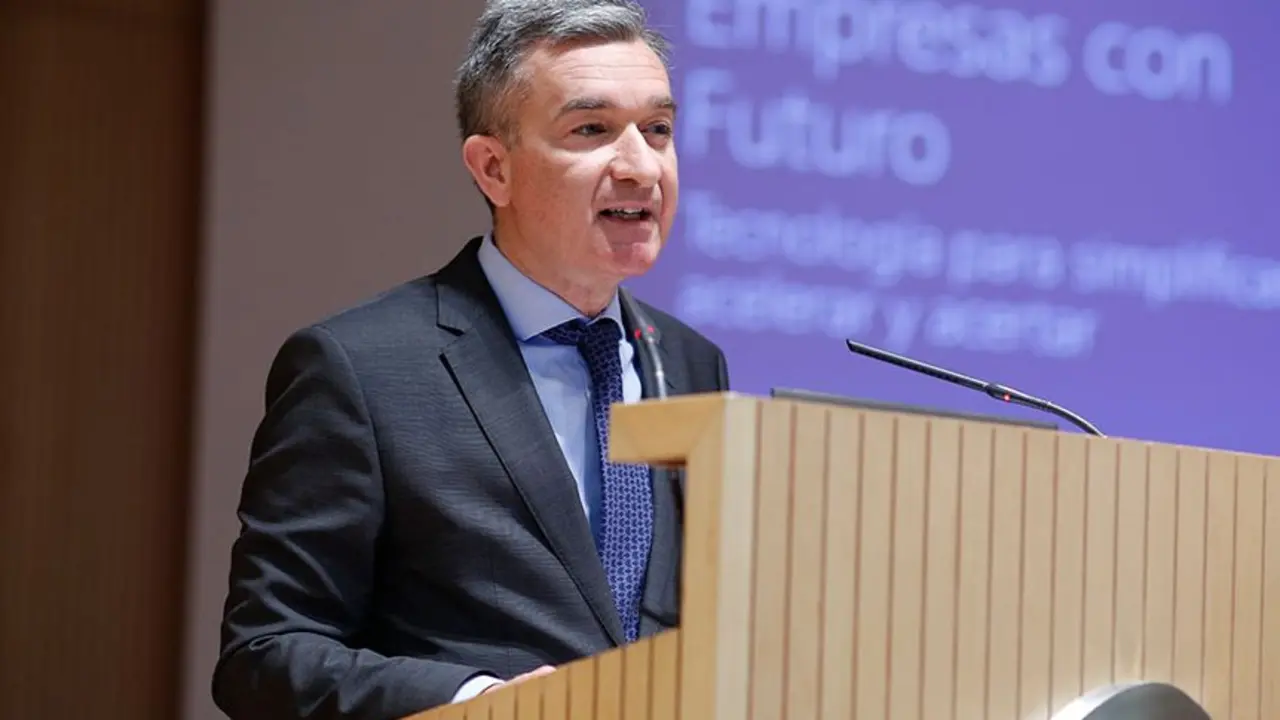 El Consejero Delegado de Ibercaja, V&iacute;ctor Iglesias.