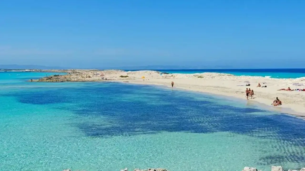 Playa de Ses Illetes en Formentera.