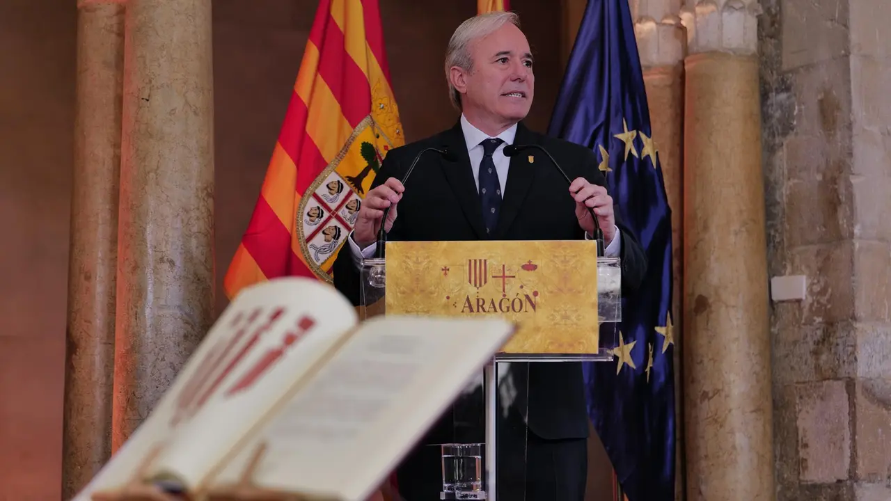 El presidente de Arag&oacute;n, en su toma de posesi&oacute;n / HA / Agencias