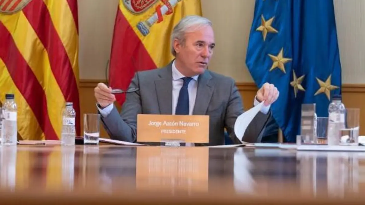 El presidente del Gobierno de Arag&oacute;n, Jorge Azc&oacute;n / Fabi&aacute;n Sim&oacute;n