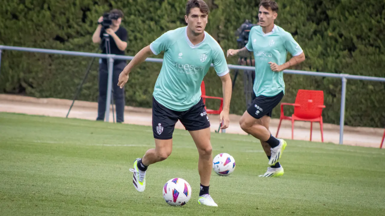 Entrenamiento de la SD Huesca / SDH