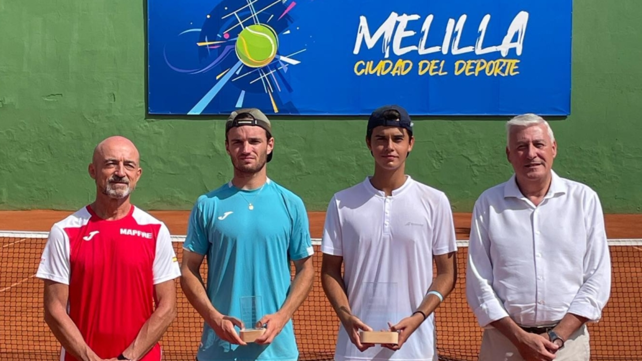Alejo S&aacute;nchez Qu&iacute;lez tras la final de Melilla / ITF MELILLA