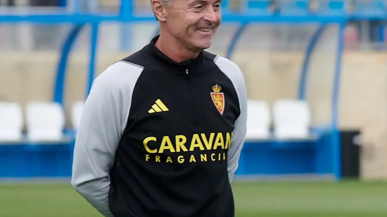 Fran Escrib&aacute; en la Ciudad Deportiva / TINO GIL-REAL ZARAGOZA