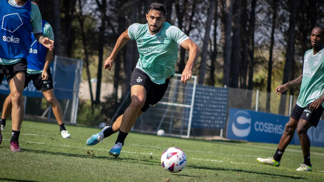 Entrenamiento de la SD Huesca / SDH