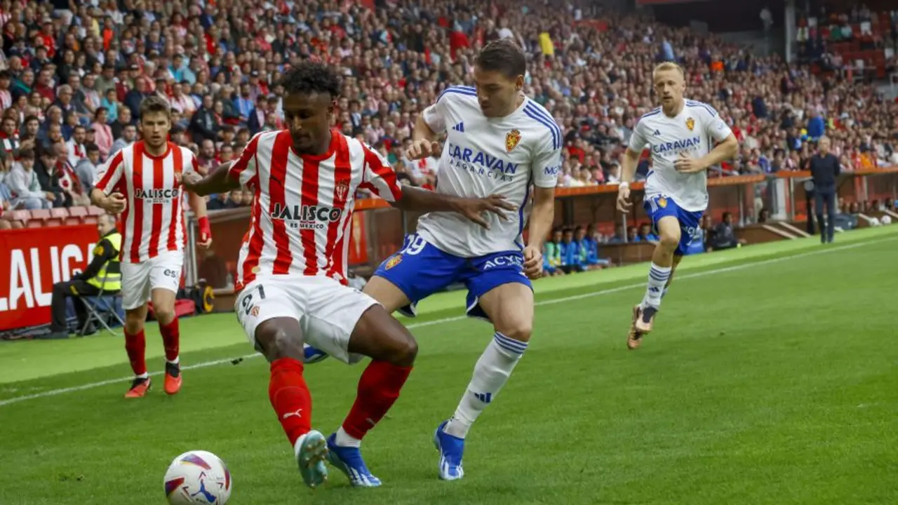 El Real Zaragoza en Gij&oacute;n / LFP