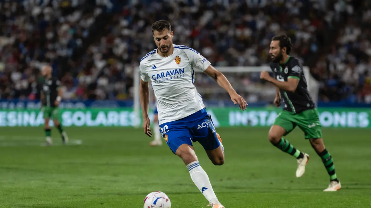 Sinan Bakis con el Real Zaragoza / MARCOS CEBRI&Aacute;N