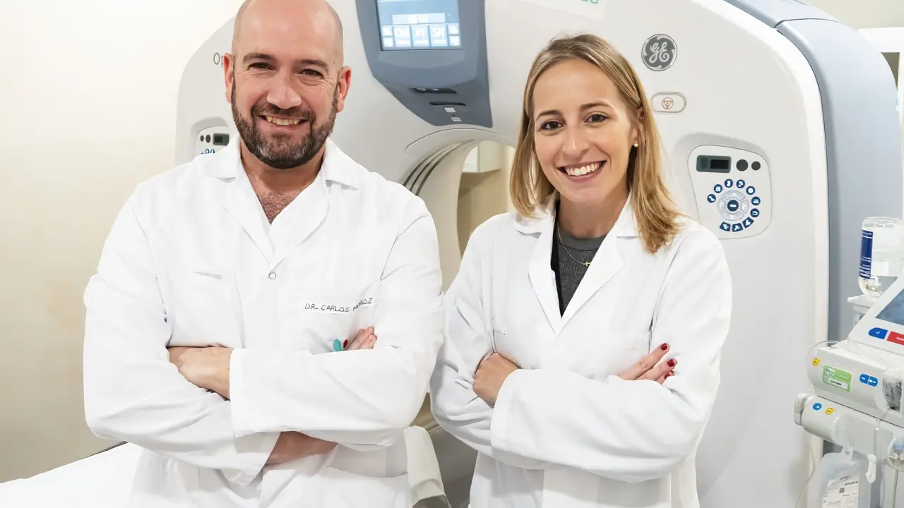 Doctora Pilar Rivero Sobreviela y el doctor Carlos Mu&ntilde;oz Montano.